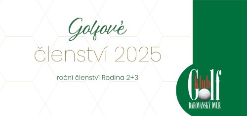 Roční členství Rodina 2+3