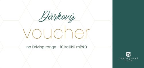 10x košík míčů na driving range